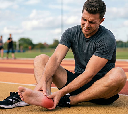 Heel pain treatment in the New York City, NY: Manhattan, Brooklyn, Queens, Bronx, Staten Island, Yonkers, Mount Vernon, New Rochelle, White Plains, Long Island, Flushing, Hempstead, Mineola, Garden City, NY areas