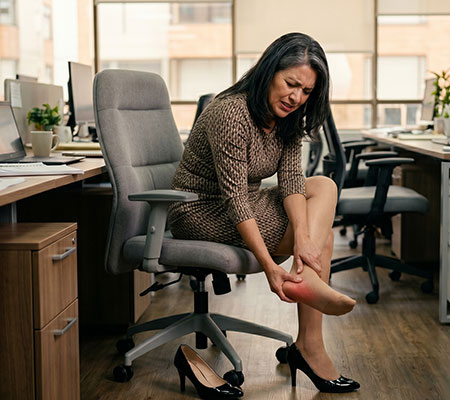 Heel pain treatment in the New York City, NY: Manhattan, Brooklyn, Queens, Bronx, Staten Island, Yonkers, Mount Vernon, New Rochelle, White Plains, Long Island, Flushing, Hempstead, Mineola, Garden City, NY areas